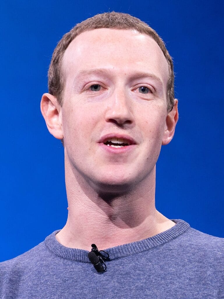 Mark Zuckerberg, CEO of Meta Platforms, on stage